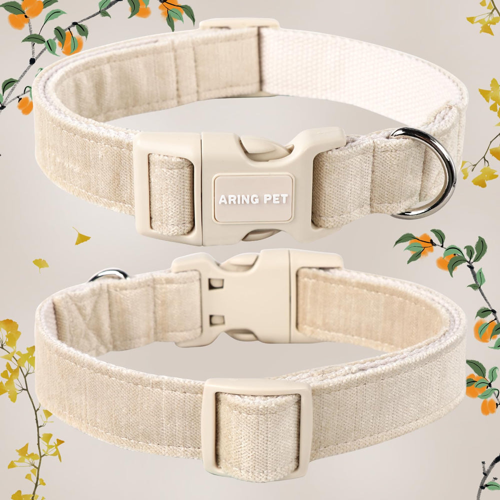 Collar ARING PET con hebilla de rodillo para ajuste fácil.