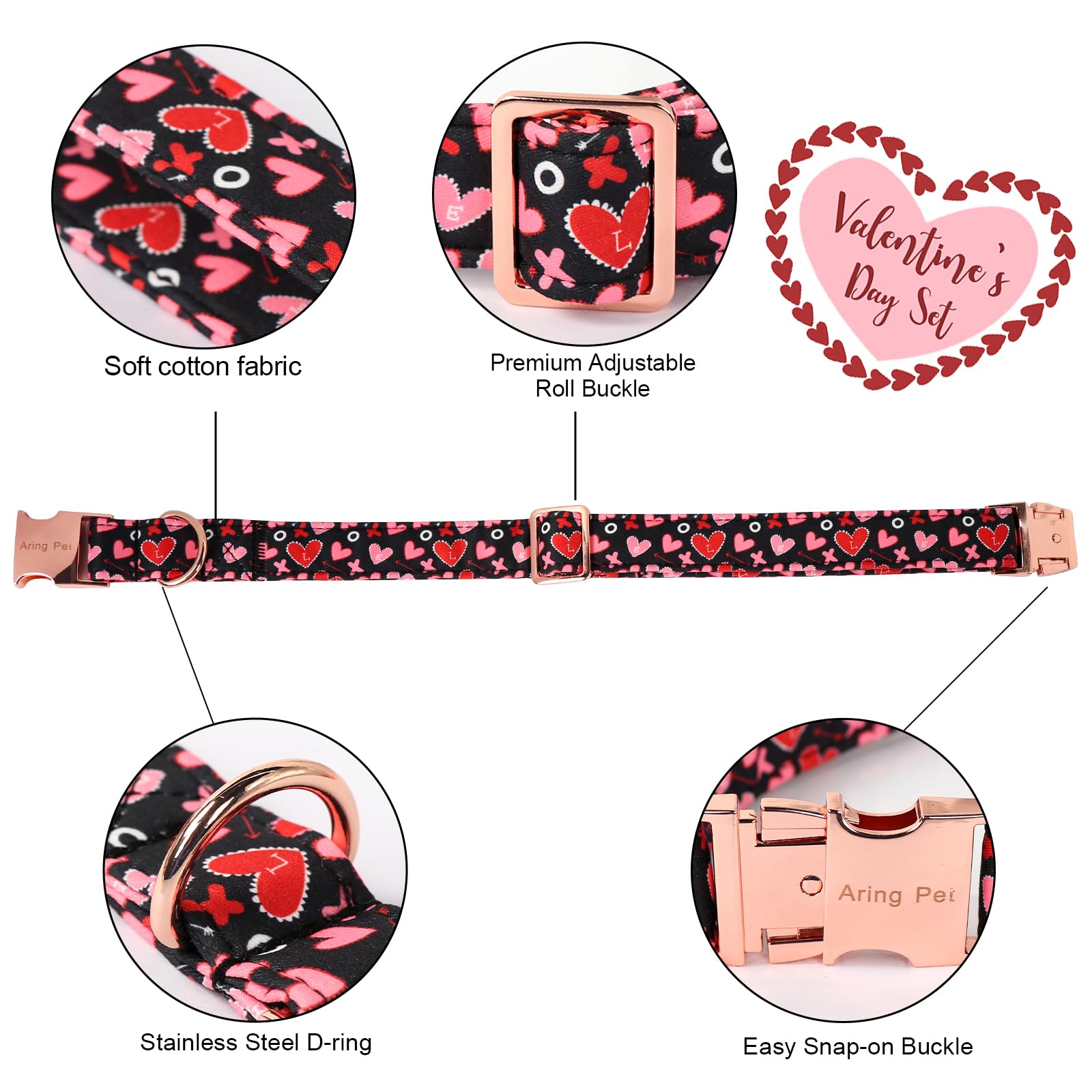 Aring Pet collar para diversas ocasiones festivas y reuniones.