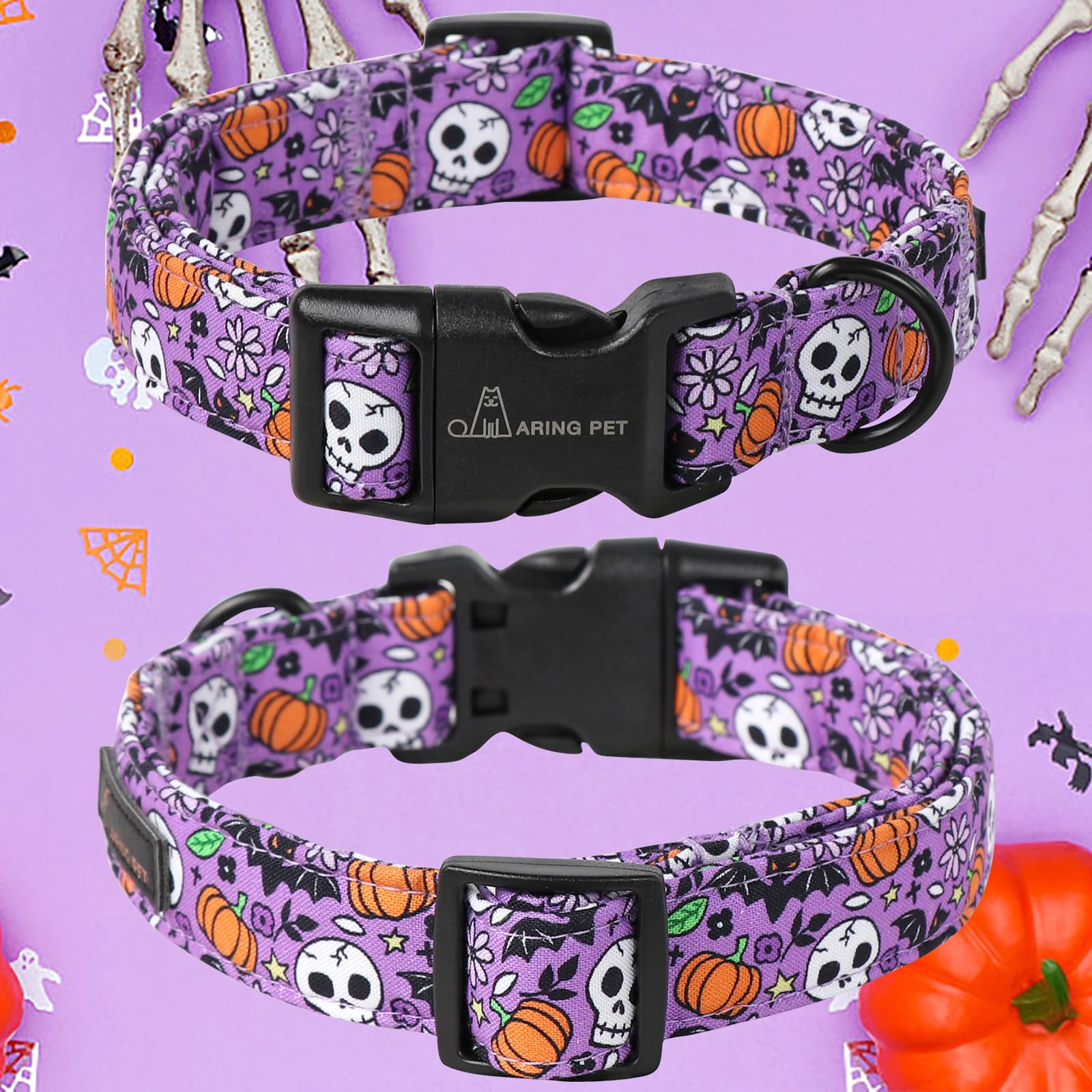 Collar Aring Pet con cierre rápido, fácil de colocar y quitar.