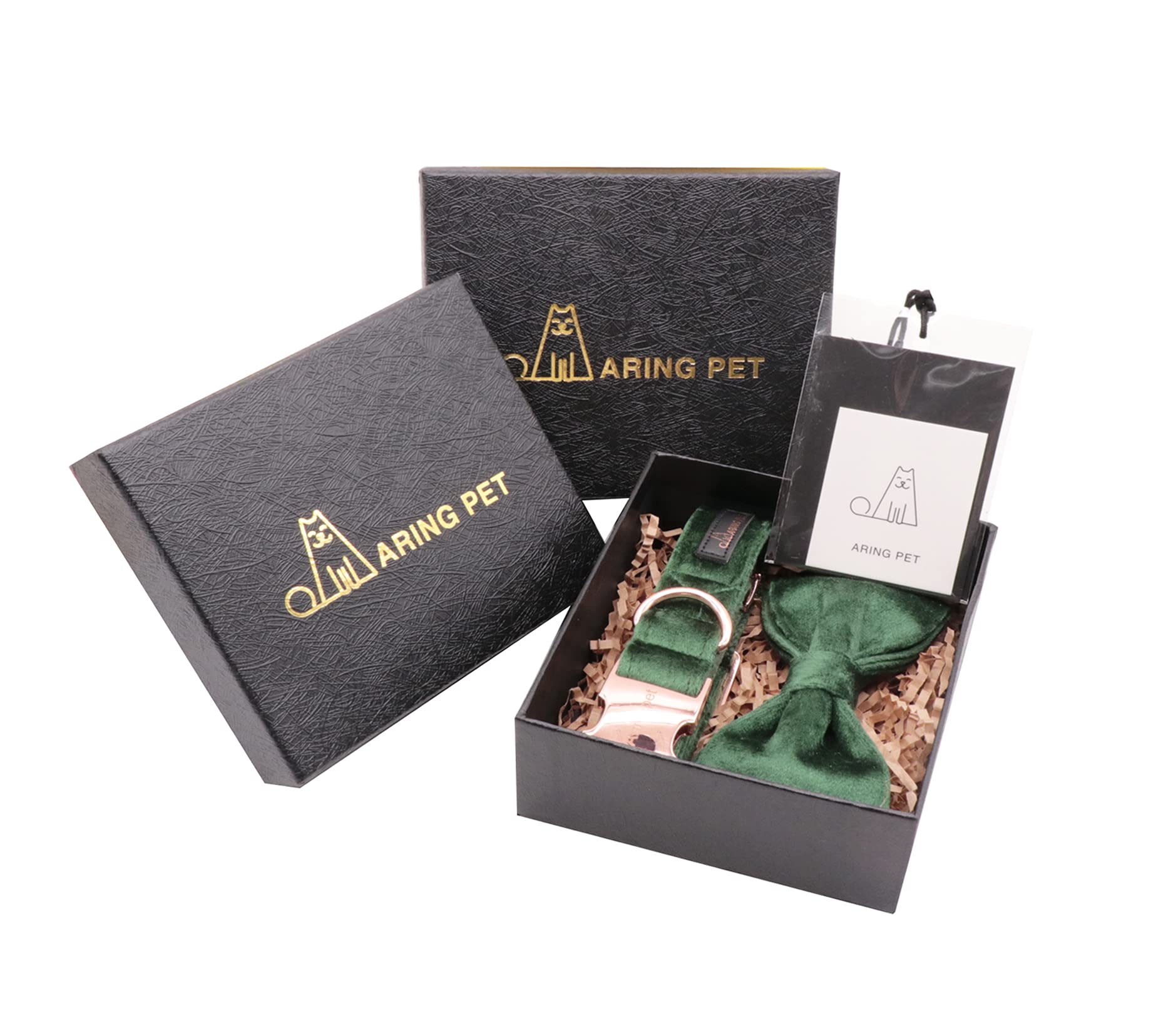 Aring Pet collar uso diario y eventos, cómodo para fotos y paseos.