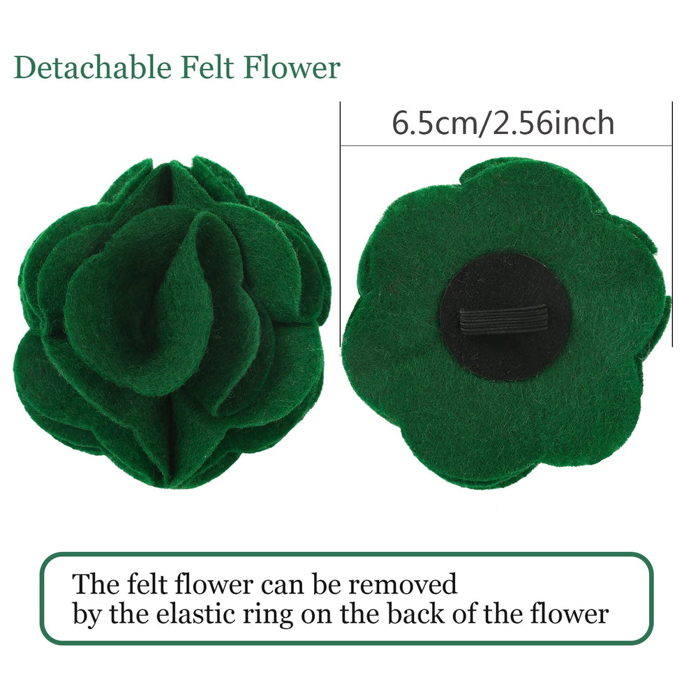 Aring Pet collar Velvet con ajuste de rodillo de fácil uso