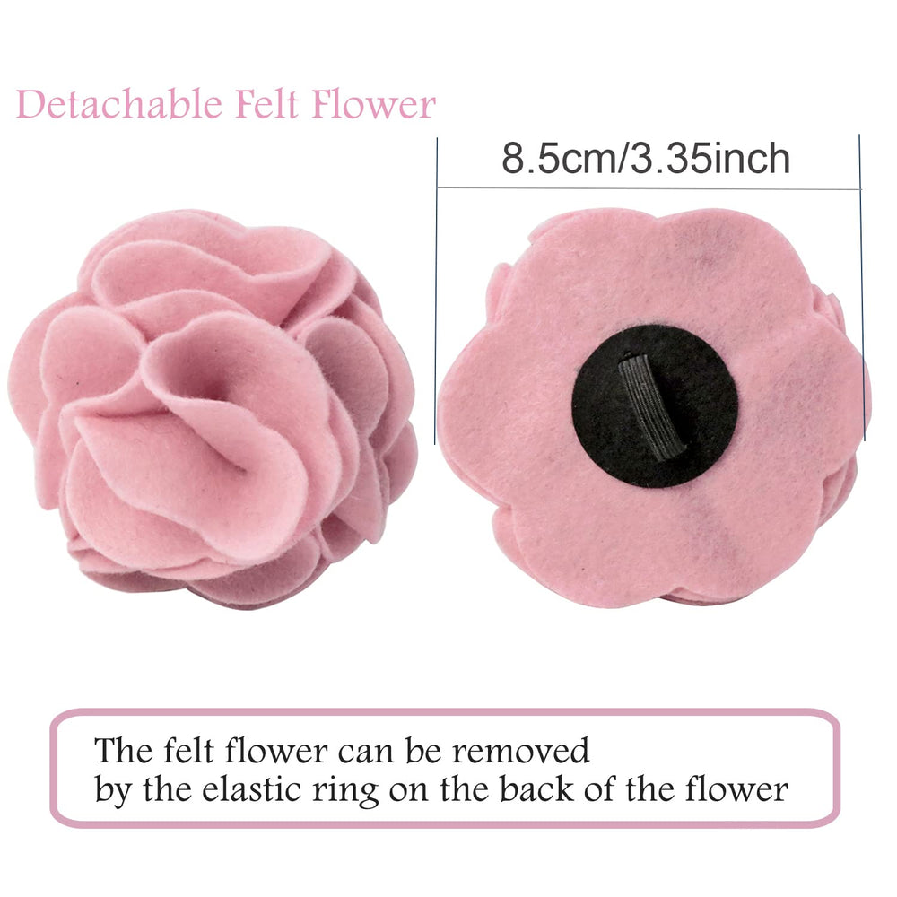 Aring Pet Velvet rosa, perfecto para uso diario y sesiones de fotos.