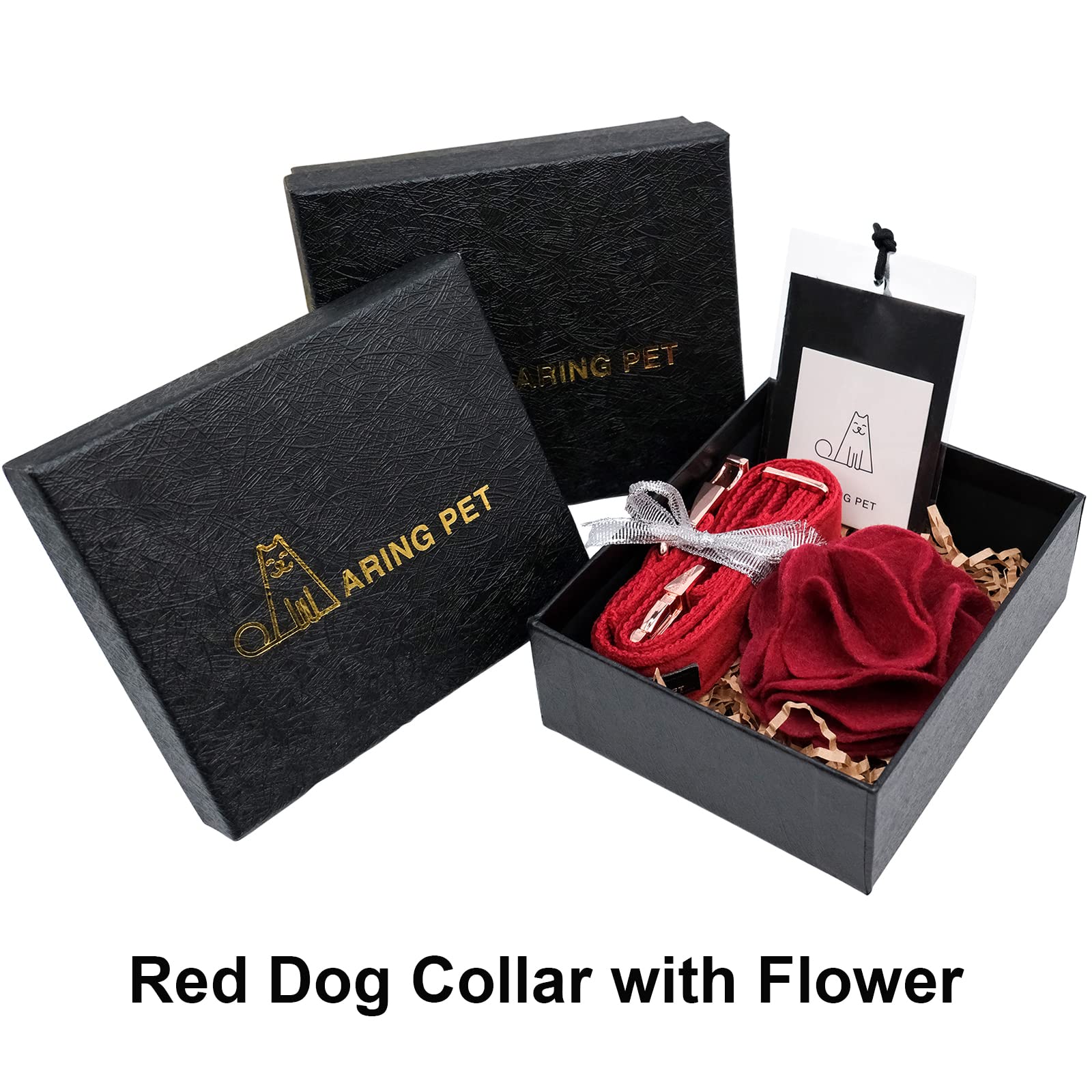 Aring pet collar velvet talla M para perros pequeños, medianos y grandes.