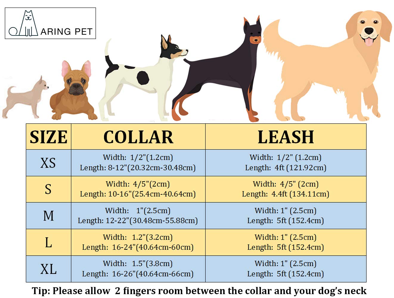 Herrajes rosados de Aring pet, collar con acabado duradero y atractivo