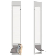 ARK DESIGN puerta para perros deslizante 7x11, apertura ideal para perros medianos y cómodo paso