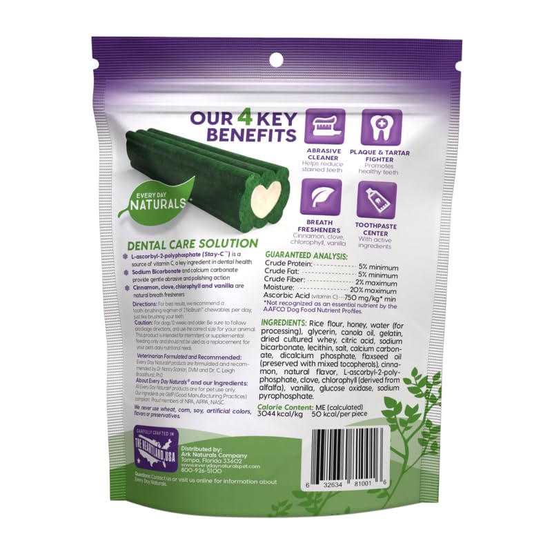 ARK NATURALS Every Day Naturals: textura única destacada para reducción de sarro con uso diario.
