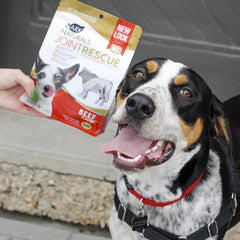 Ark Naturals Joint Rescue envase: producto estadounidense para articulaciones y movilidad de perros