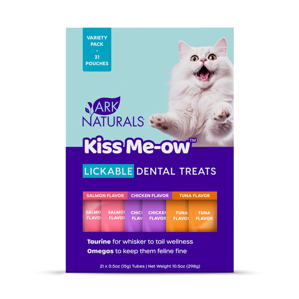 ARK NATURALS Kiss Me-Ow pack variado en empaque para premiar al gato