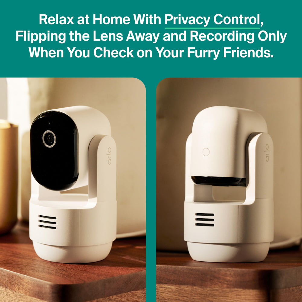 Arlo Essential seguimiento automático de movimiento para no perderse nada.