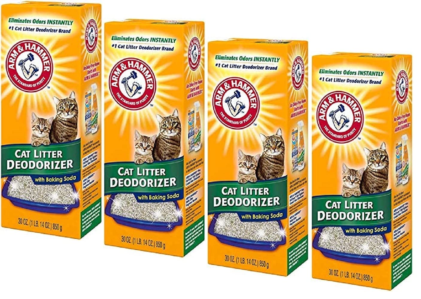 Arm & Hammer control de olor en contacto para arena de gato, aroma duradero.
