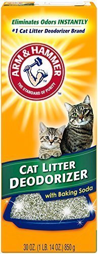 Arm & Hammer desodorante para arena de gatos, bicarbonato, ayuda a neutralizar olores.