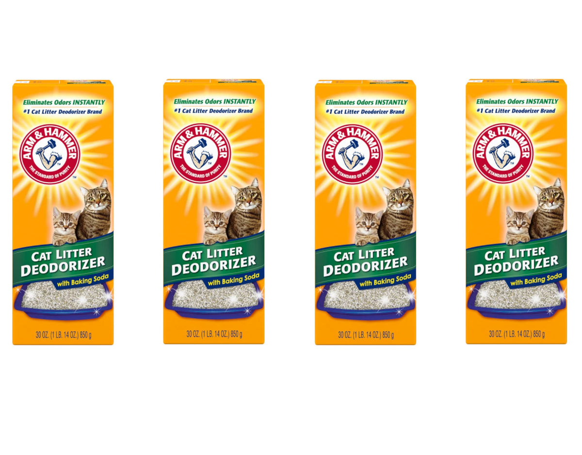 Arm & Hammer desodorante para arena de gatos en empaque grande mantiene la caja fresca.