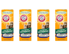 Arm & Hammer desodorante para arena de gatos en empaque grande mantiene la caja fresca.