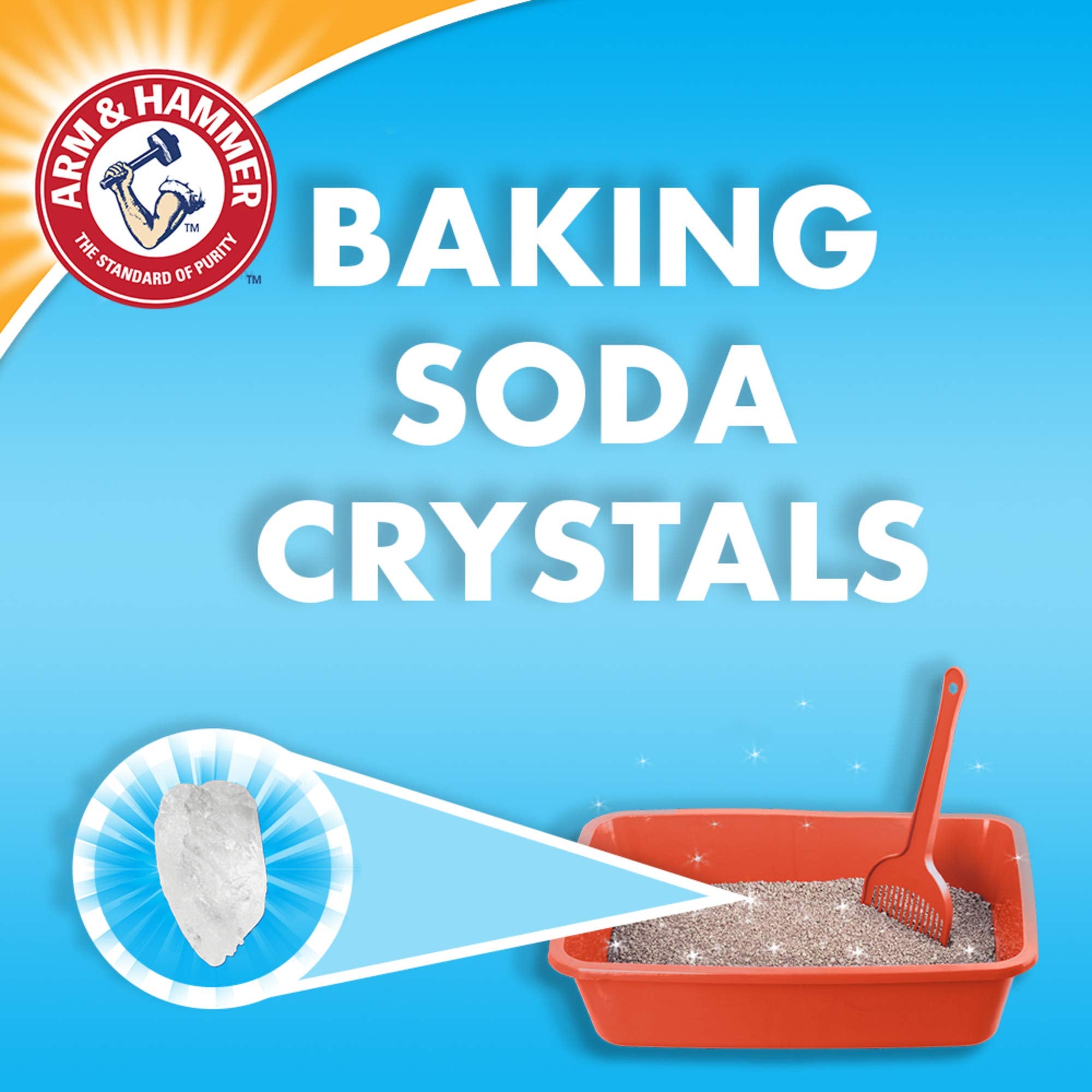 Arm & Hammer Doble Uso Arena para Gatos, rendimiento multi-gato para hogares con varios felinos.