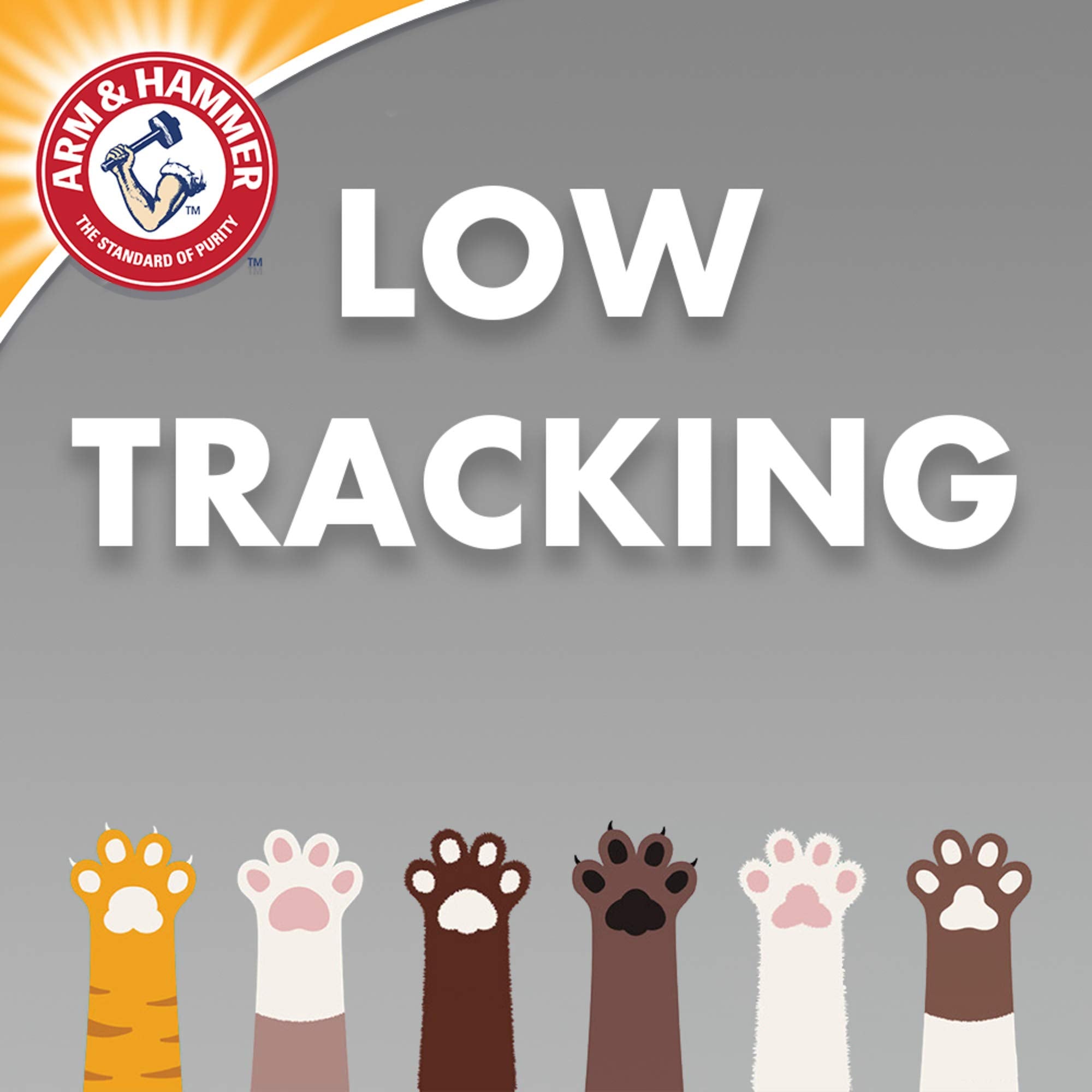 Arm & Hammer Doble Uso Arena para Gatos, garantiza hasta 7 días de frescura percibida.
