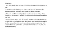 Arm & Hammer Super Scoop libre de polvo con bajo rastro para hogares sensibles