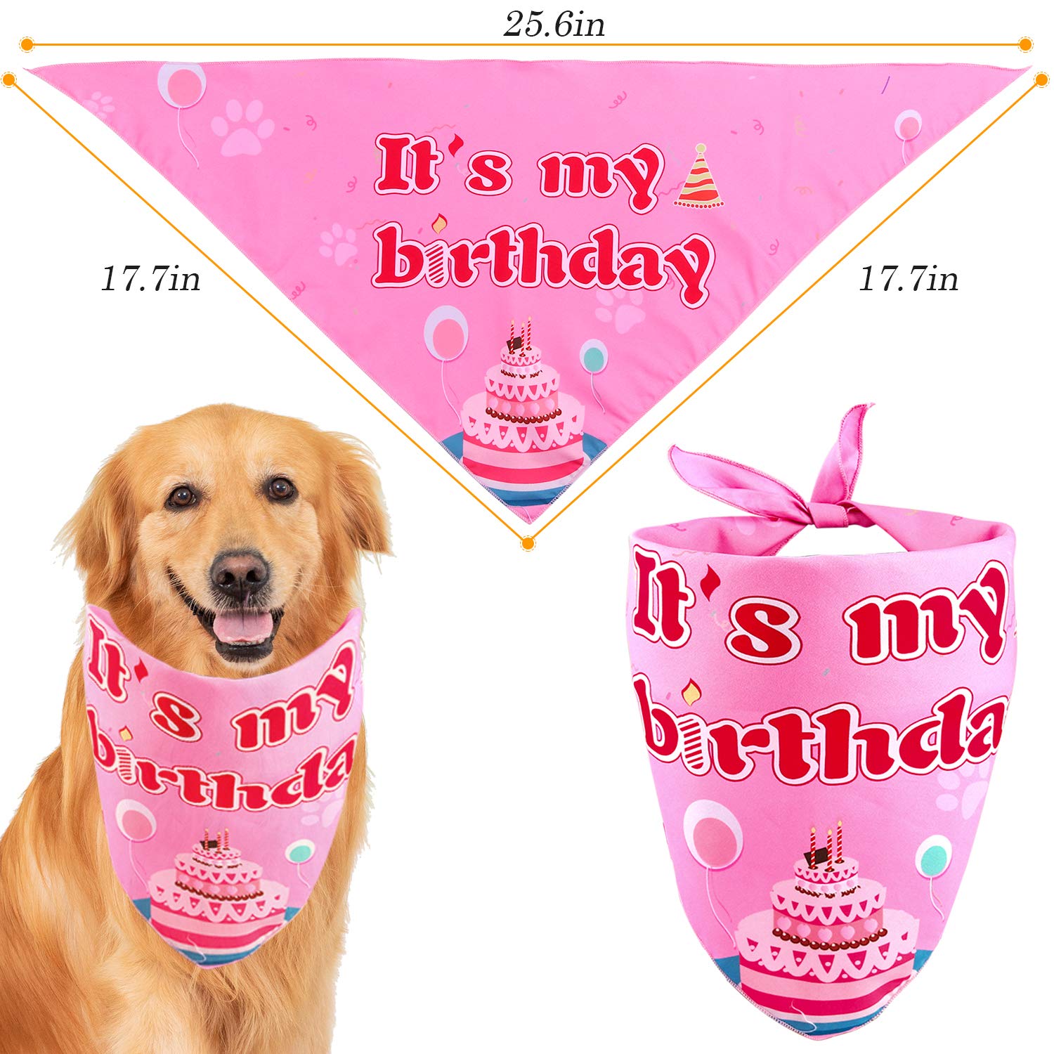 AROIC pegatinas de cumpleaños para fiesta canina.