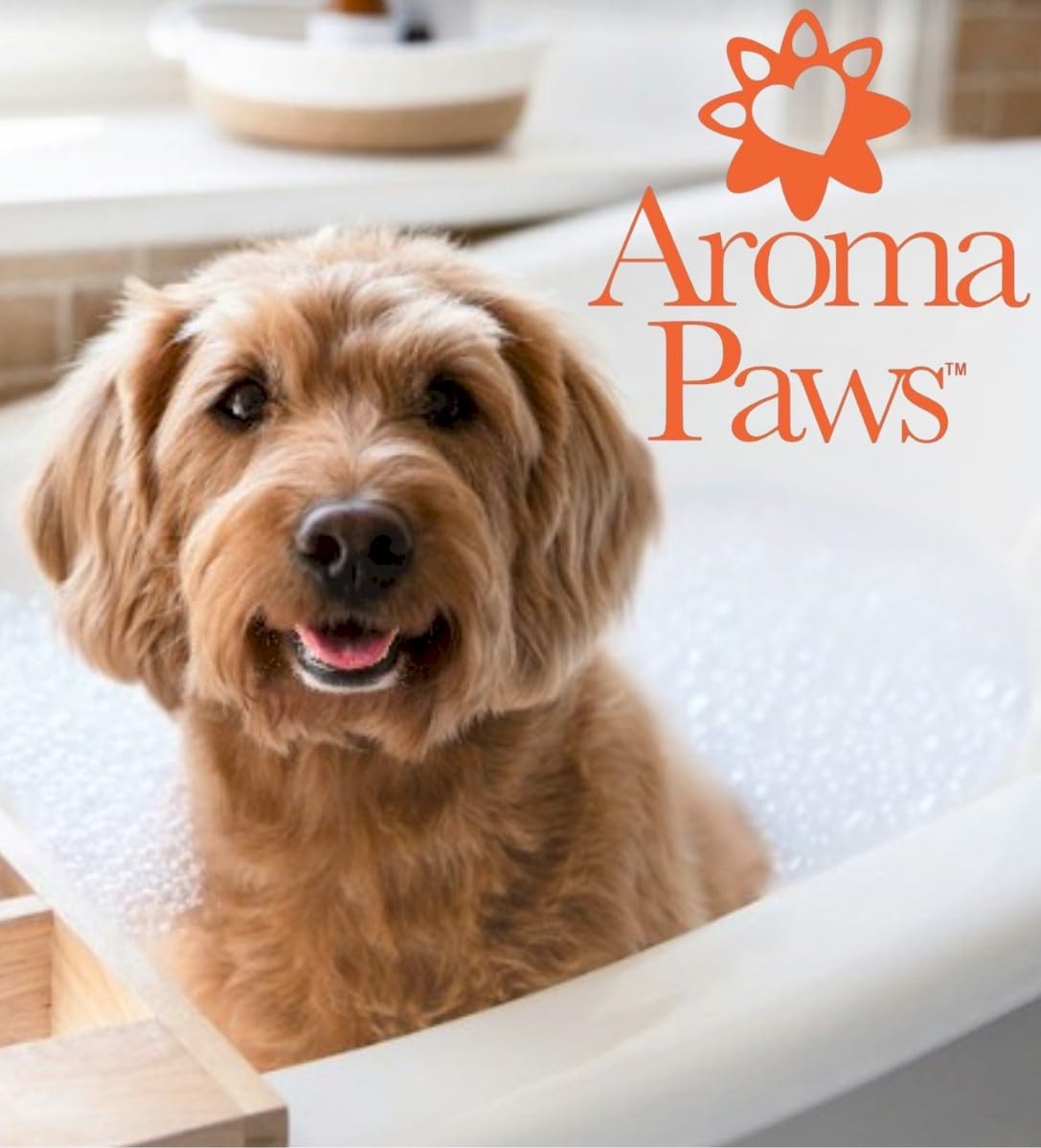 Aroma Paws contiene aceite de oliva orgánico para pelaje suave y piel cómoda.