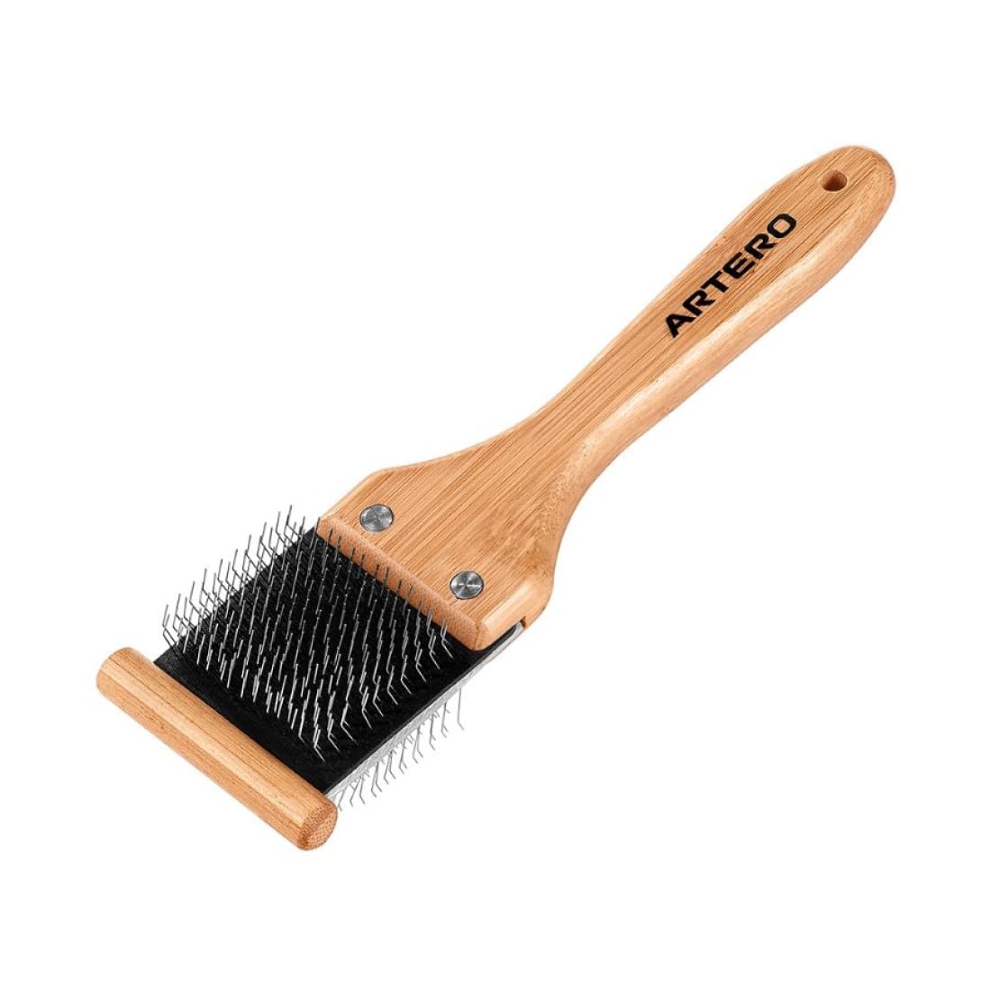 Lado negro de Artero desenreda nudos con púas gruesas y resistentes.