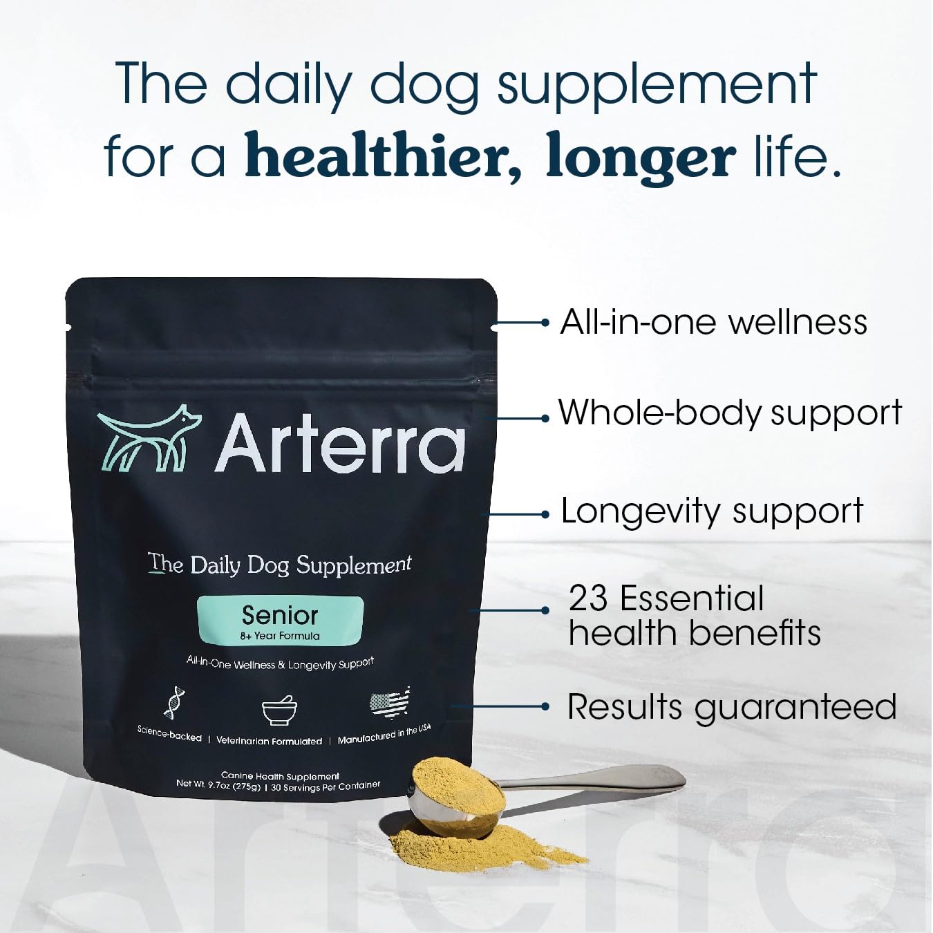Arterra Pet Science fortalece inmunidad y vitalidad con este complemento
