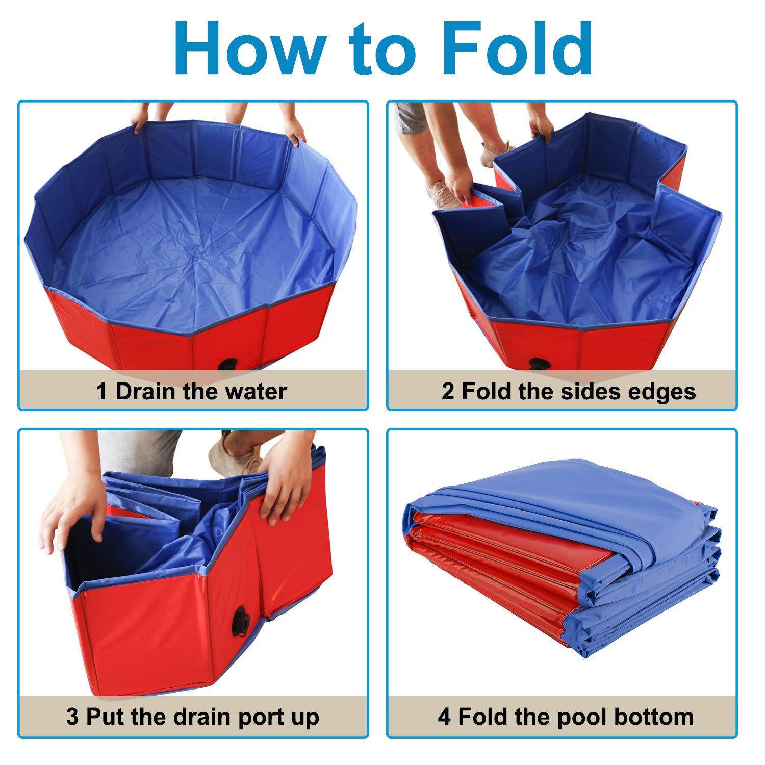 Artilife piscina para perros, piscina de pelotas para juegos.