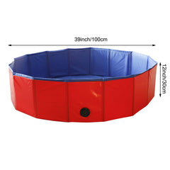 Artilife piscina plegable para perros, detalle de material, duradera y fácil de limpiar.