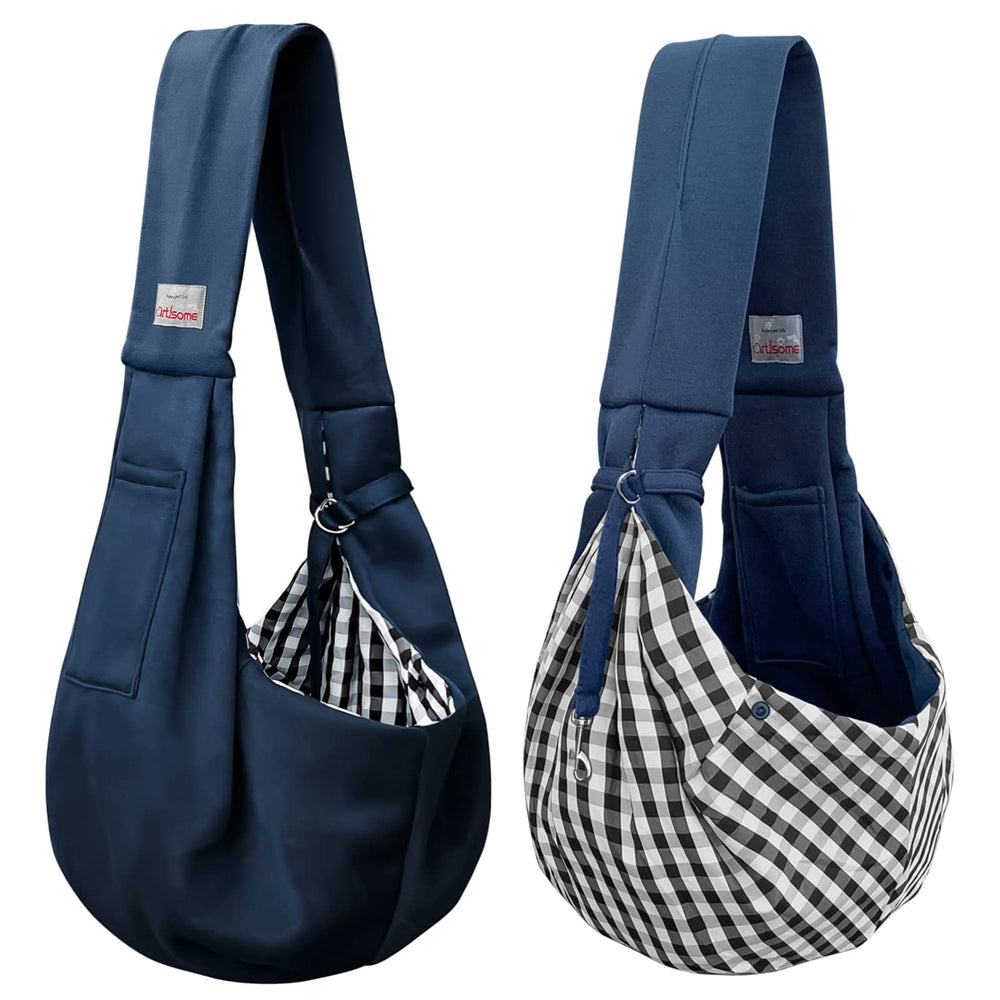Artisome Sling apto para mascotas de 3 a 10 libras.
