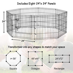 Artmalle cerca plegable para exterior protege y ofrece espacio seguro.