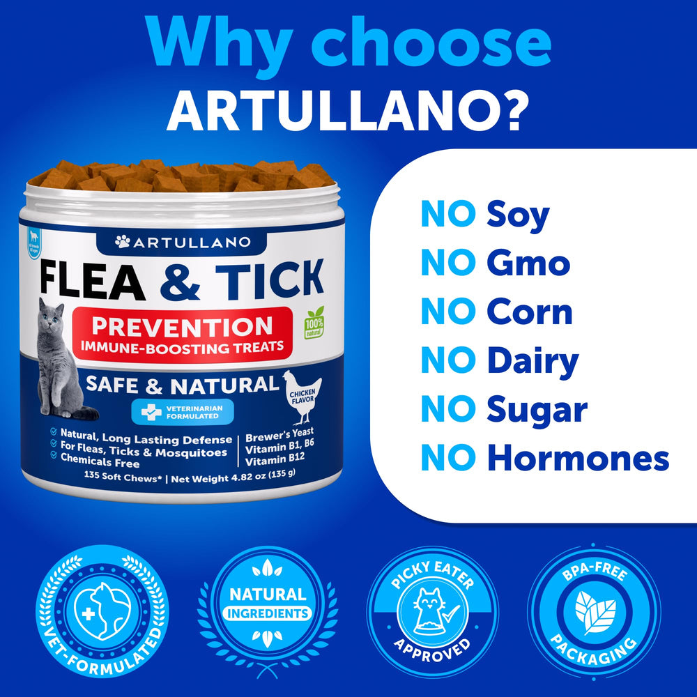 Artullano cuidado dental y pelaje con suplementos diarios