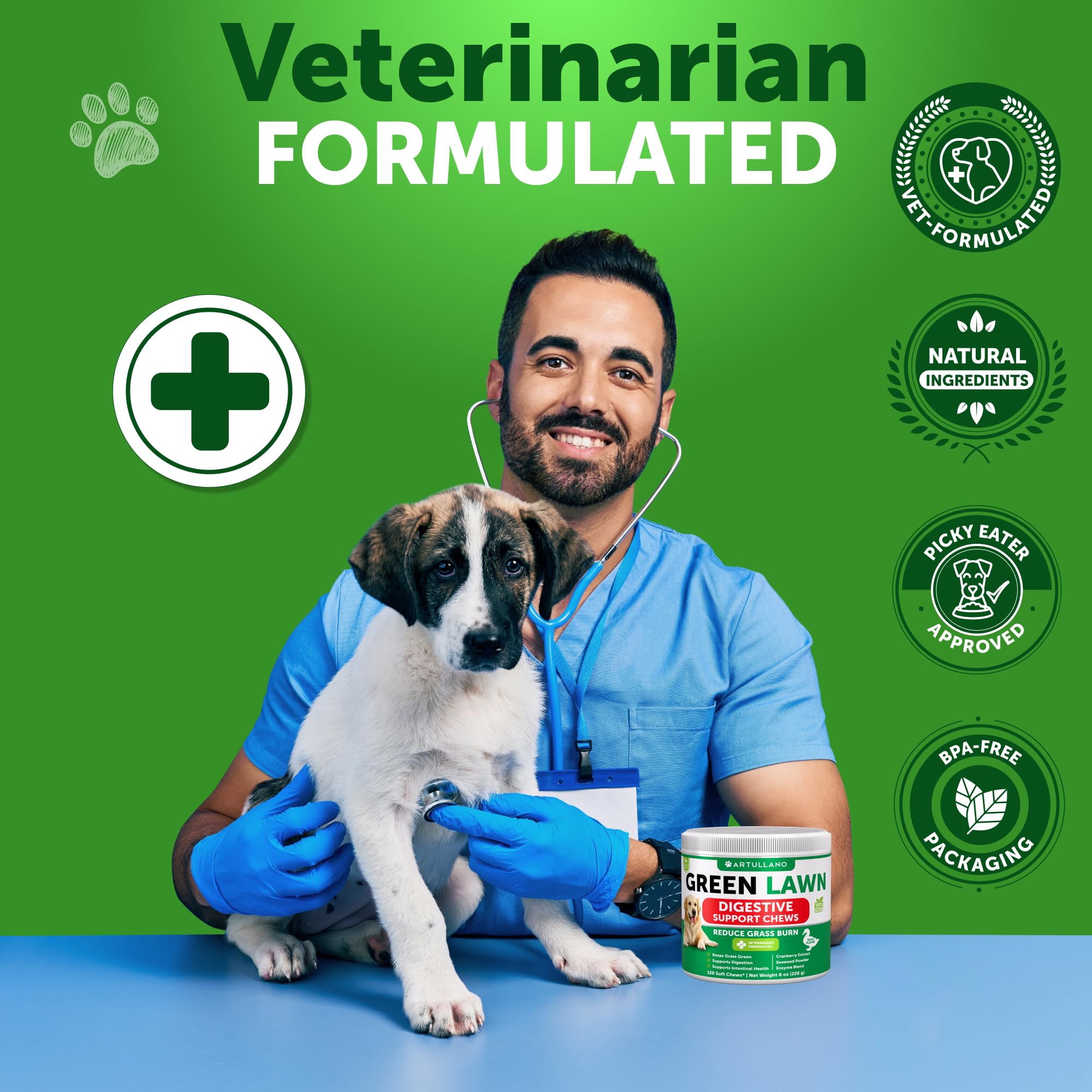 Artullano DL-metionina y enzimas, pueden apoyar la digestión y el equilibrio.