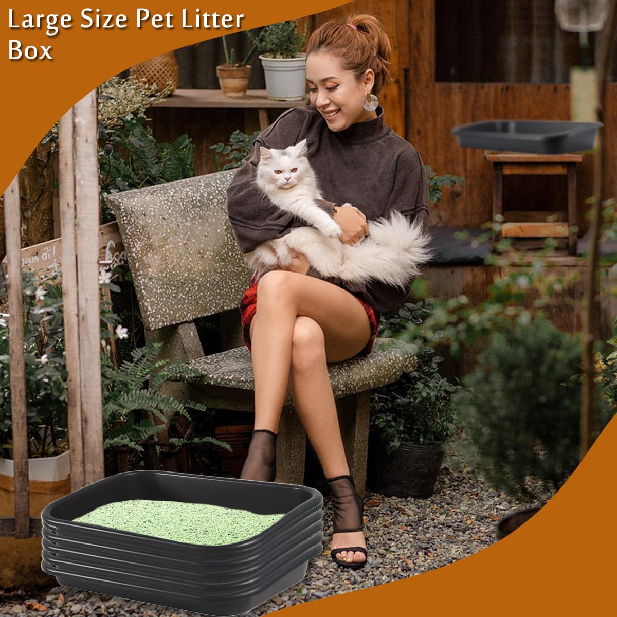 Artuxer caja de arena para gato, confort e higiene diaria