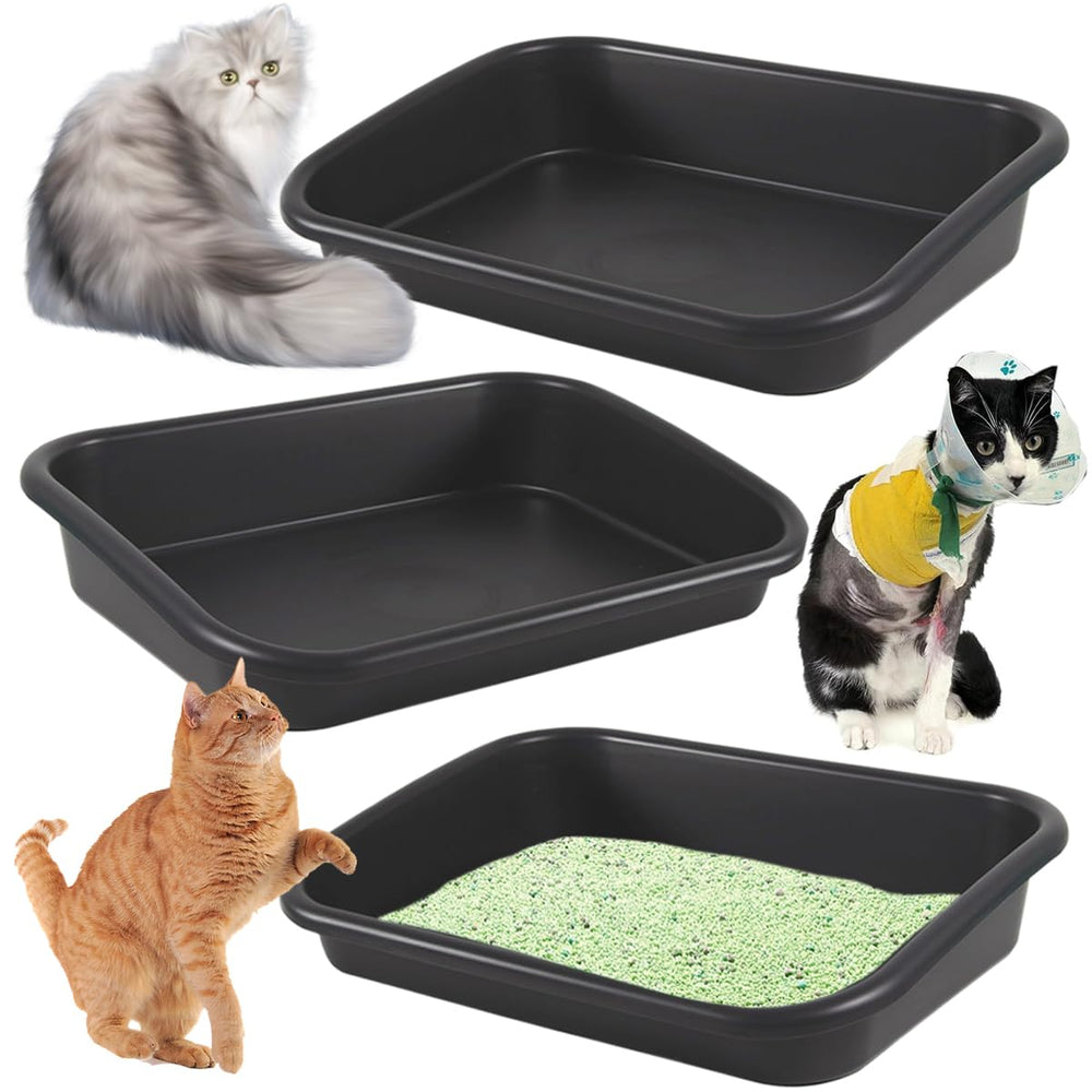 Artuxer caja de arena para gato, entrada baja amplia, comodidad