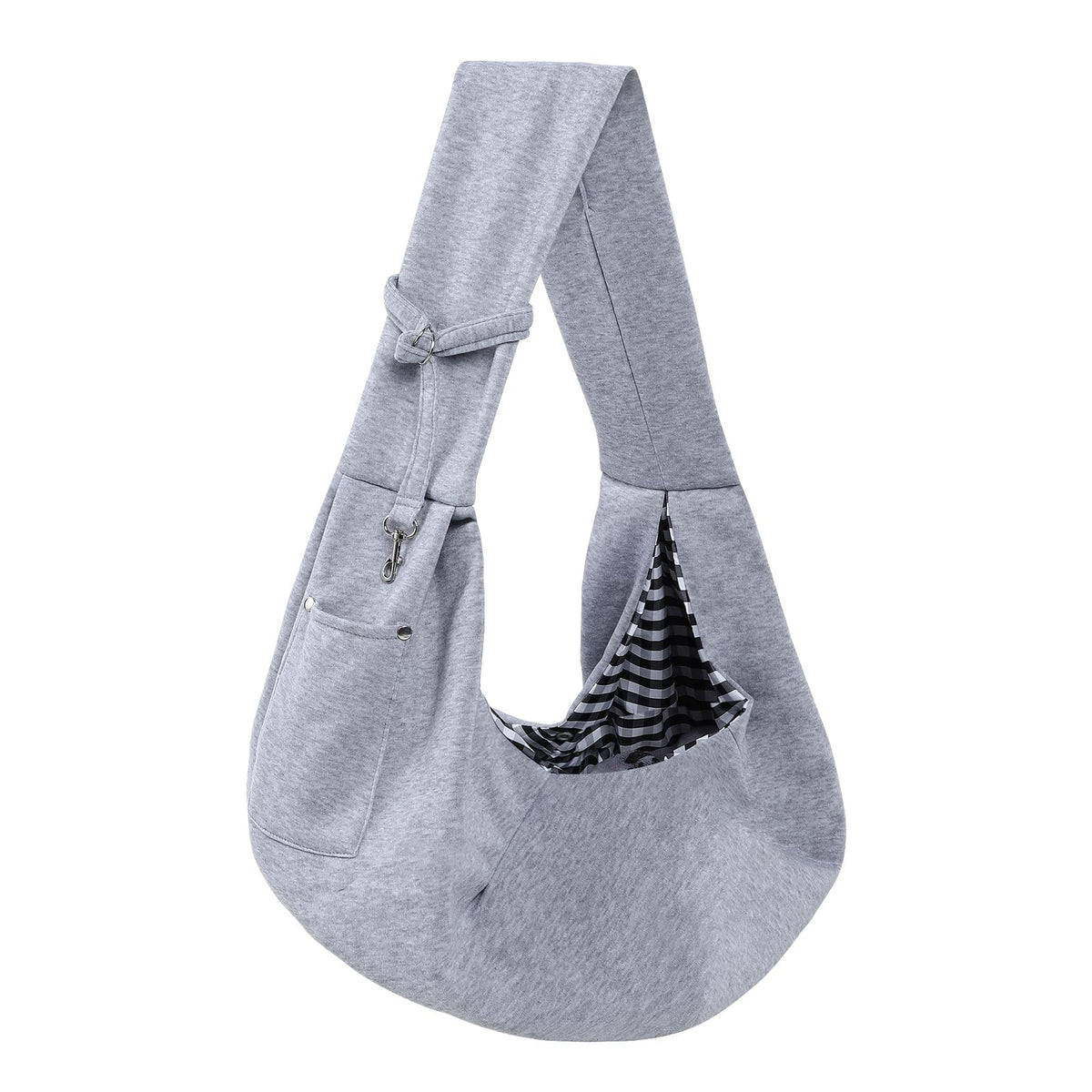 ARZQUT bandolera para perros reversible, vista frontal, cómoda para paseos cortos.
