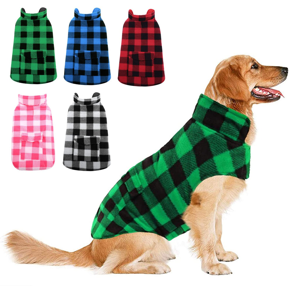ASENKU abrigo para perros, vista reversible para calidez en paseos.