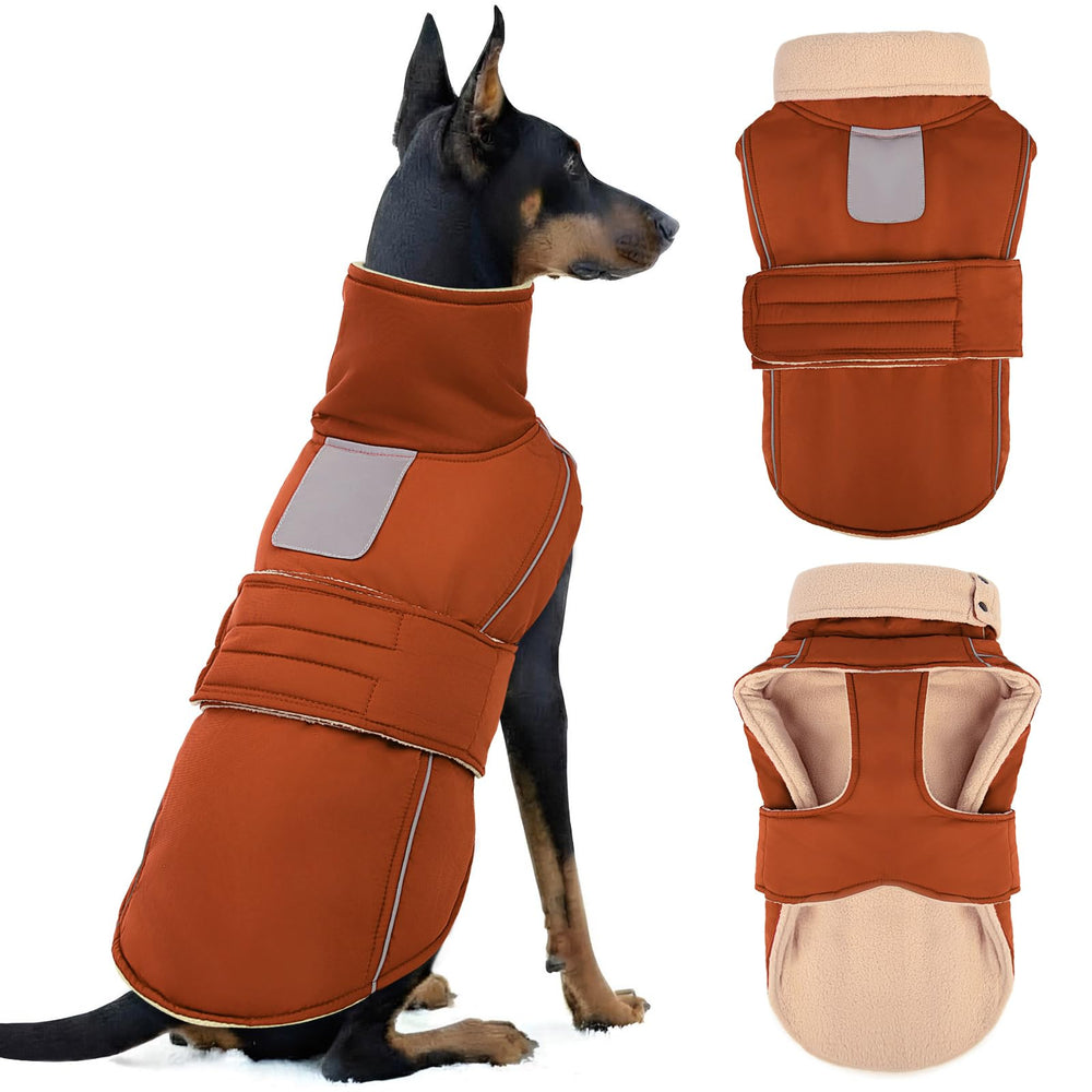 ASENKU capa perro detalle cierre y velcro, fácil de vestir