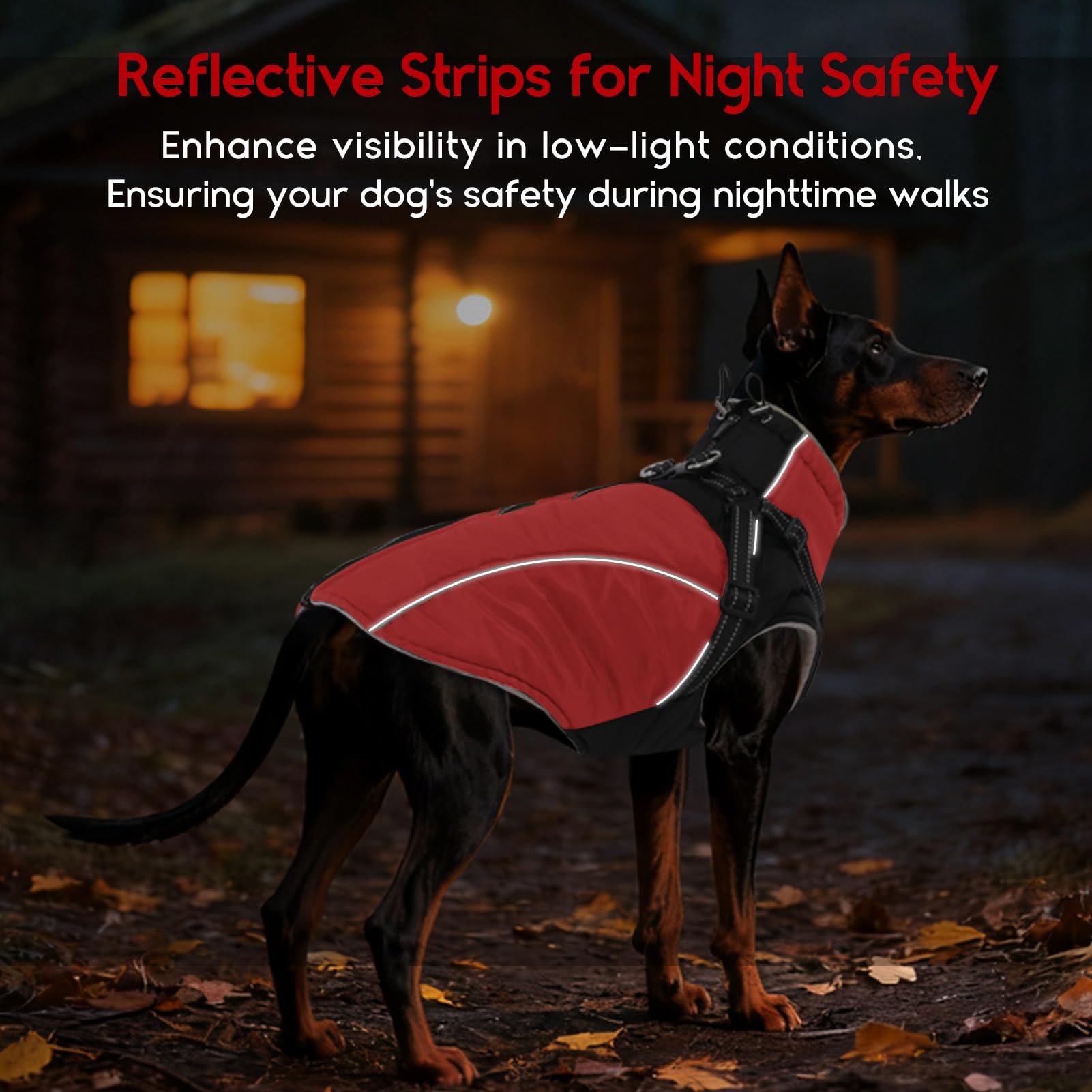 ASENKU chaleco perro cierre trasero rápido para vestir fácilmente