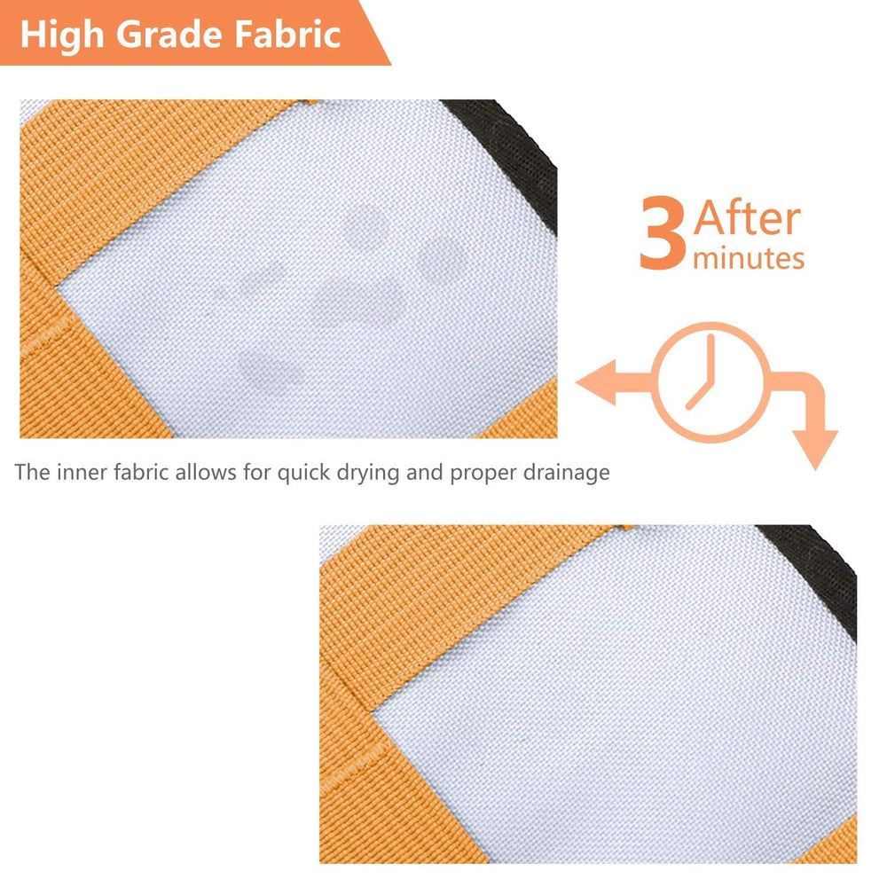 ASENKU chaleco salvavidas para perro hebillas dobles naranja XL ajuste estable