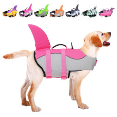 ASENKU chaleco salvavidas para perro rosa 2XL, flotación para viajar con seguridad.