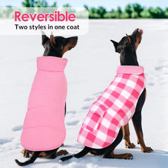 ASENKU chaqueta perro ajuste de velcro cuello y vientre para un ajuste cómodo.
