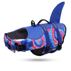 ASENKU chaleco salvavidas para perros, frente azul Bandhnu, mejora flotación al nadar.