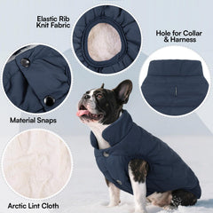 ASENKU chaqueta con forro doble fleece para calor suave y cómodo.