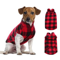 ASENKU sudadera para perro a cuadros, calor cómodo para paseos