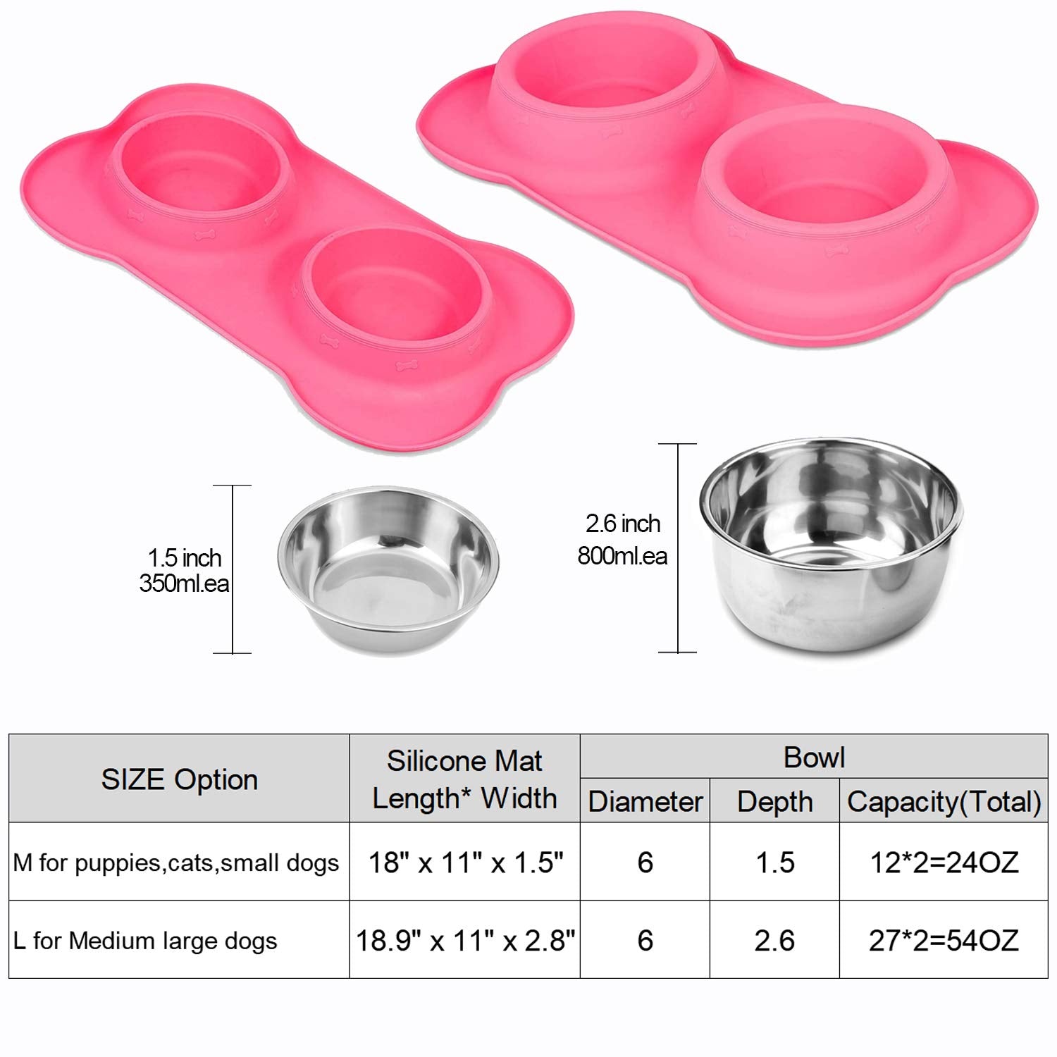 AsFrost base silicona antidesbordes: mantiene los tazones en su lugar y evita derrames.