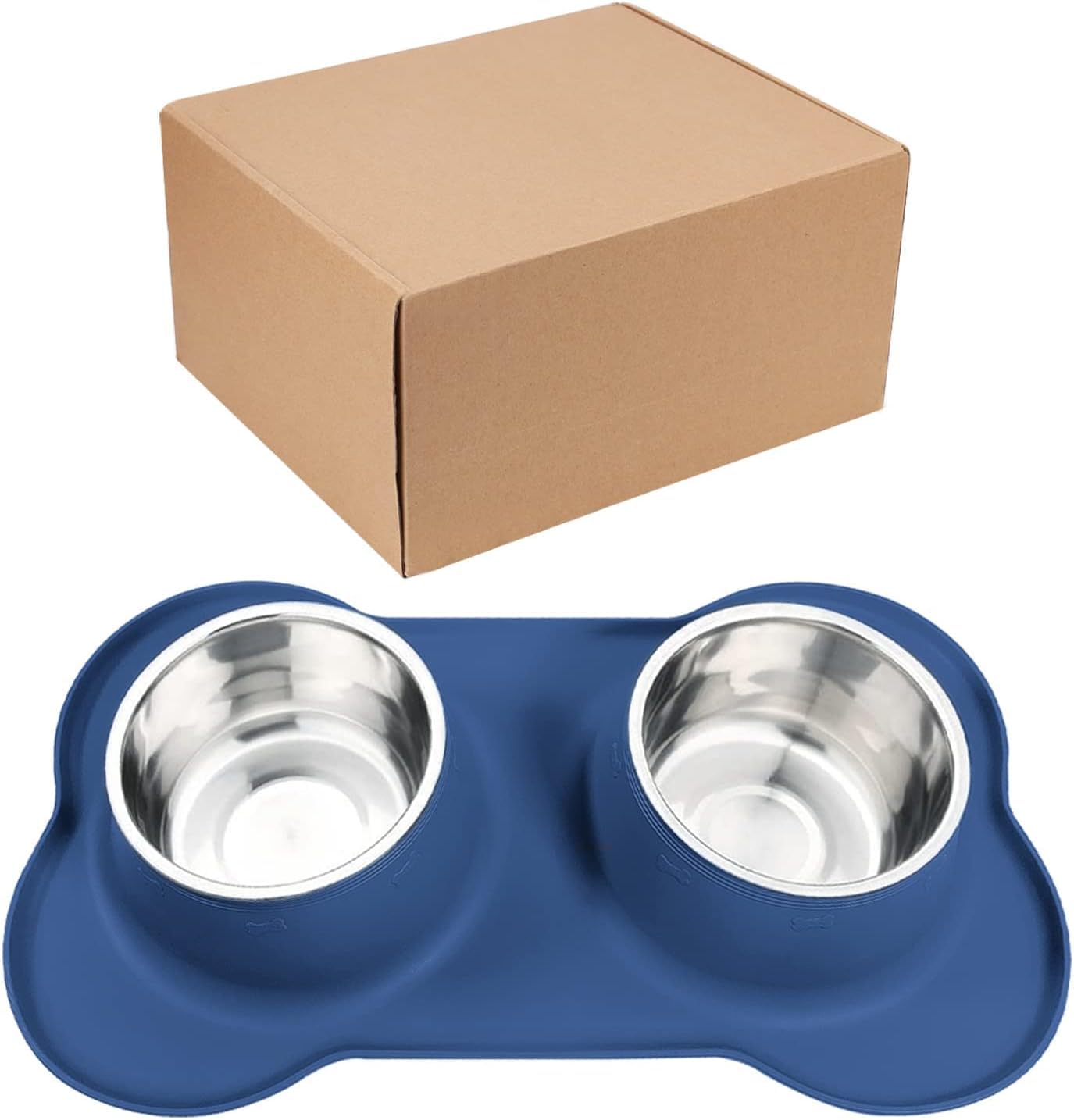 Cuencos azules AsFrost para comedor de mascotas diseño práctico