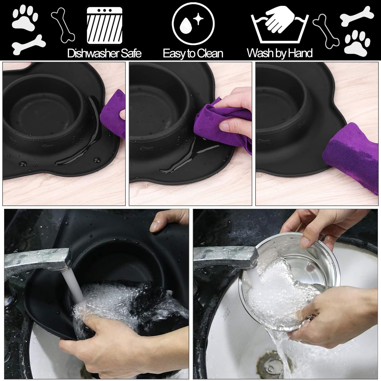 Tazones aptos para lavavajillas, fácil limpieza y mantenimiento con AsFrost.