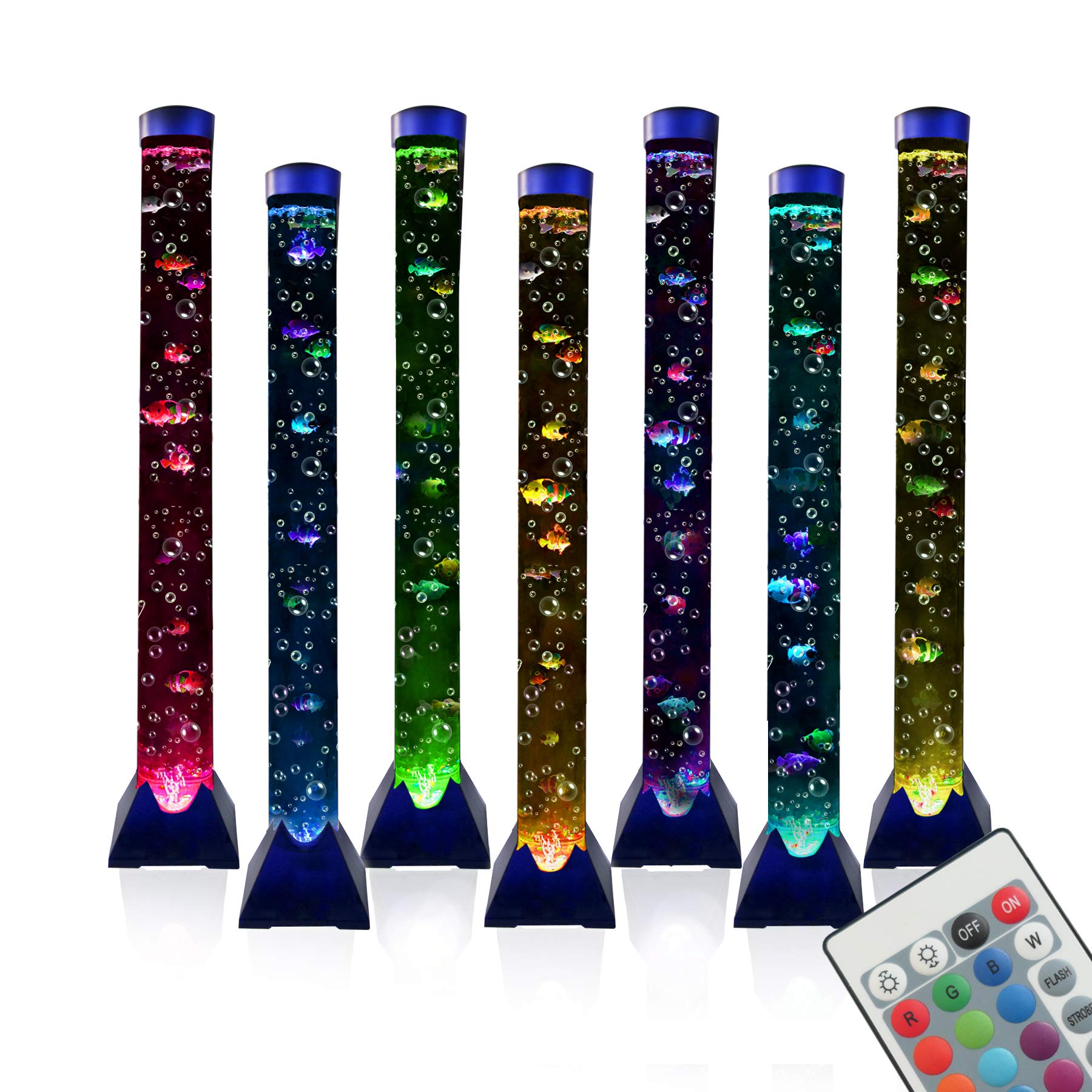 Asifu lámpara de burbujas en suelo 4ft ofrece iluminación suave y atractiva