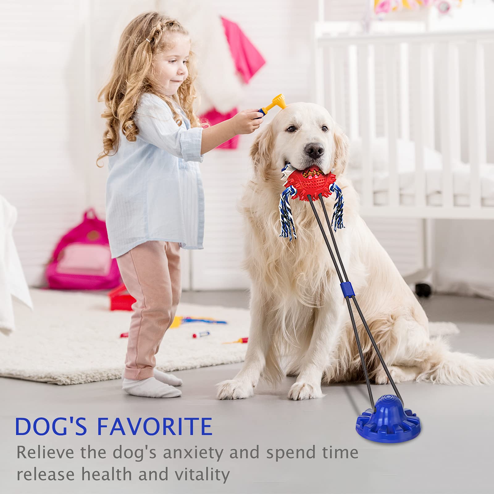 Askhald Juguete interactivo con sonido atrae al perro durante juego