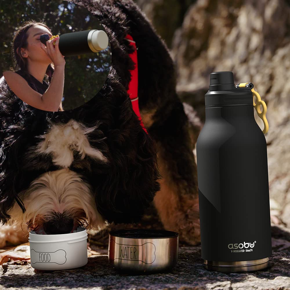 Asobu Barky facilita limpieza rápida gracias a cuencos desmontables.