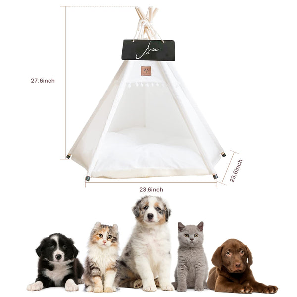 Asou Tipi para Mascotas: tamaño compacto para perros, gatos o conejos.