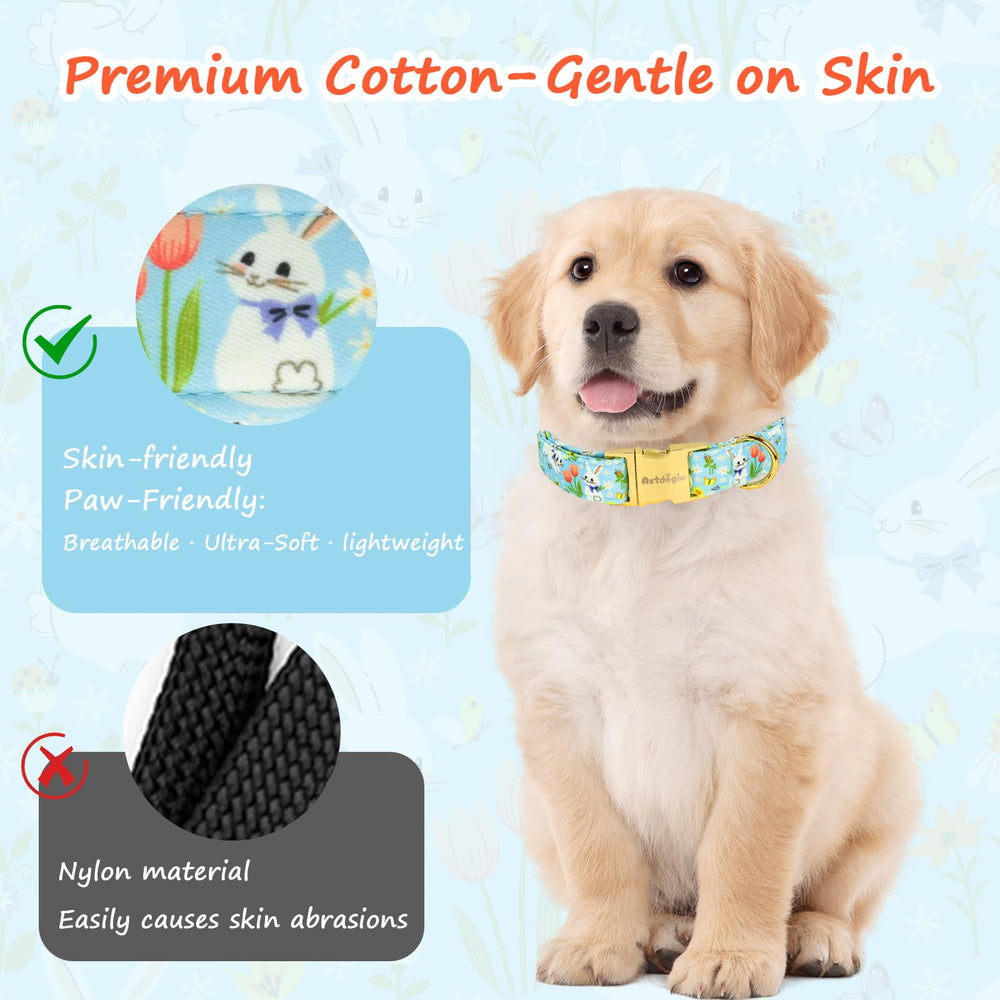Diseño primaveral de Astdogio en collar de Pascua, añade estilo.